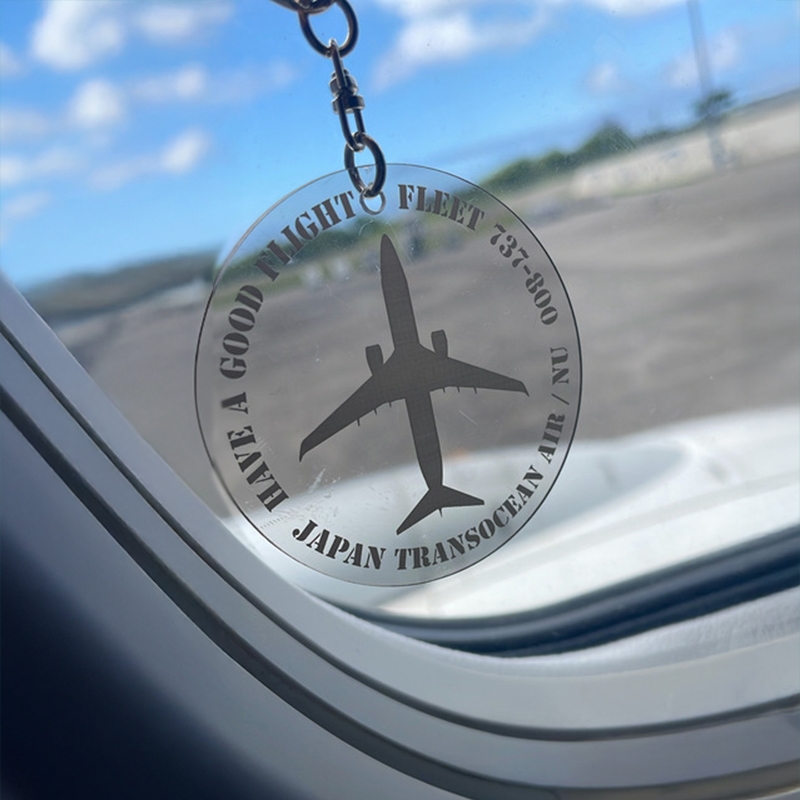 JTA 737-800 Cabin window インナーぺーン　  キーホルダー