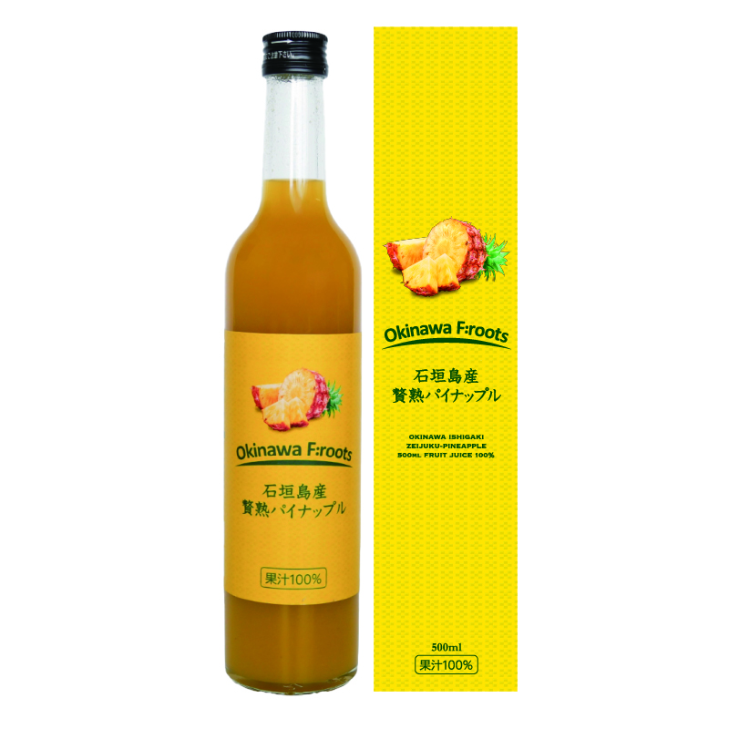 贅熟 石垣島産パインアップルジュース(100%) 500ml