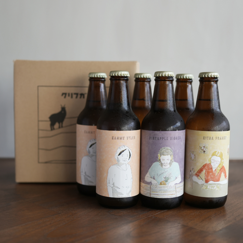 CLIFF GARO BREWING定番3種+おまかせ3種6本セット