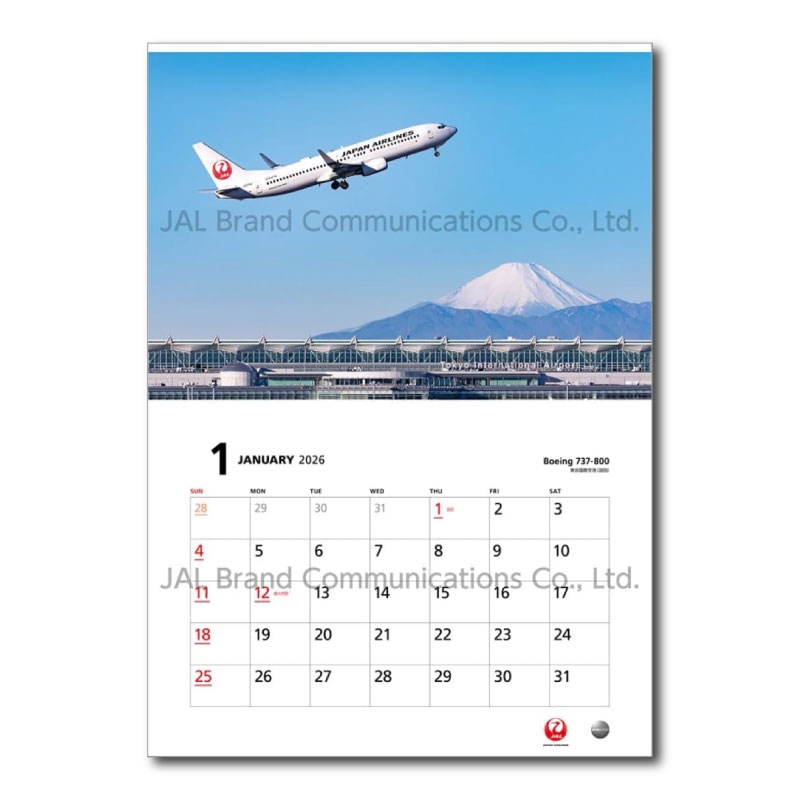 JAL「FLEET」（普通判） 2026年 カレンダー