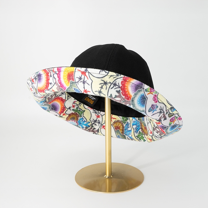 DUNCH 紅型アップサイクルハット～海中艶～