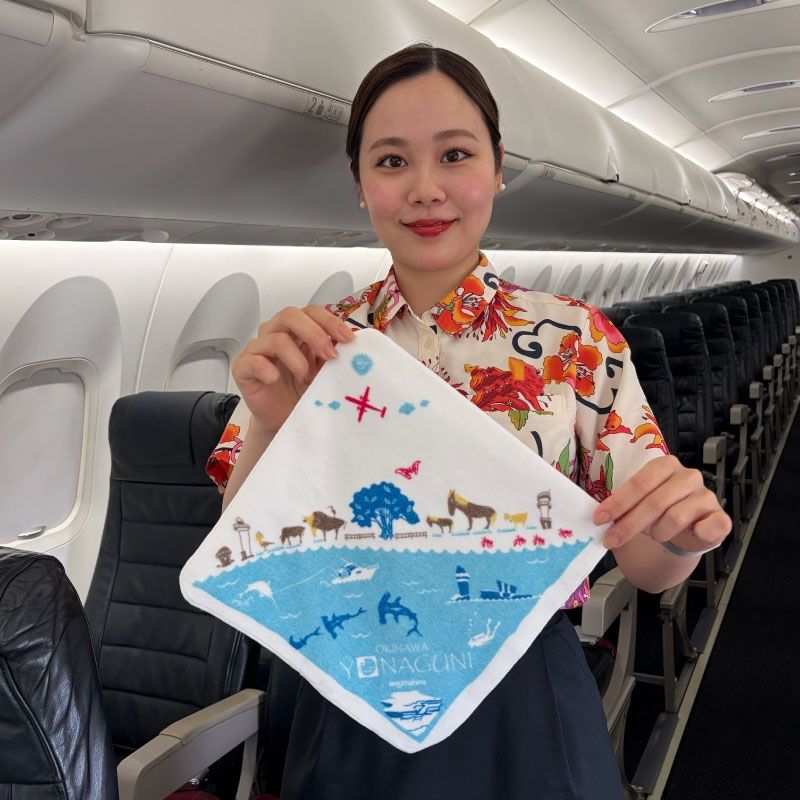 【RAC機内販売商品】RAC×onemahina タオルハンカチ